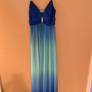 Long ombré formal dress
